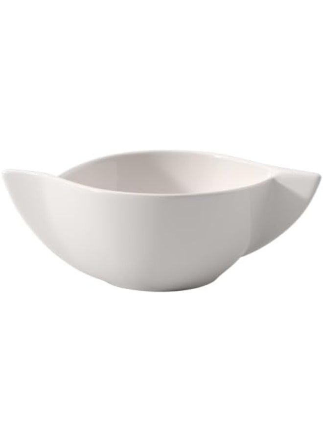Villeroy & Boch New Wave Cream Soup Cup, 15.25 oz, Premium Porcelain, White