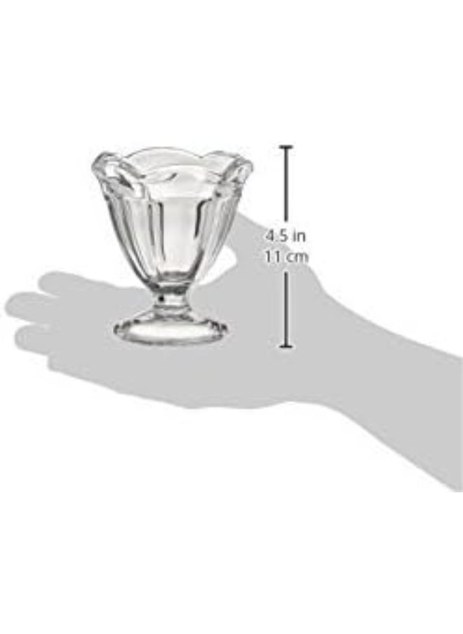 Anchor Hocking Footed Sherbet/Dessert Dish, Glass, 4.5-Ounce