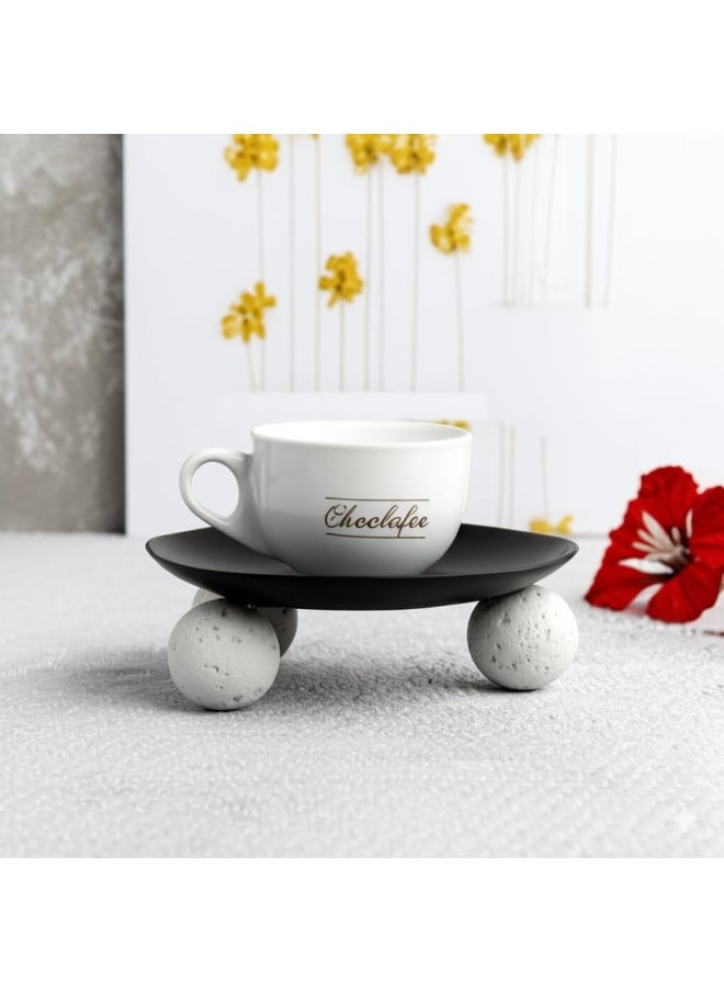 Modern Black Iron Turtle-Shaped Snack Bowl with Lid Decorative Candy Dish with White Ball Feet