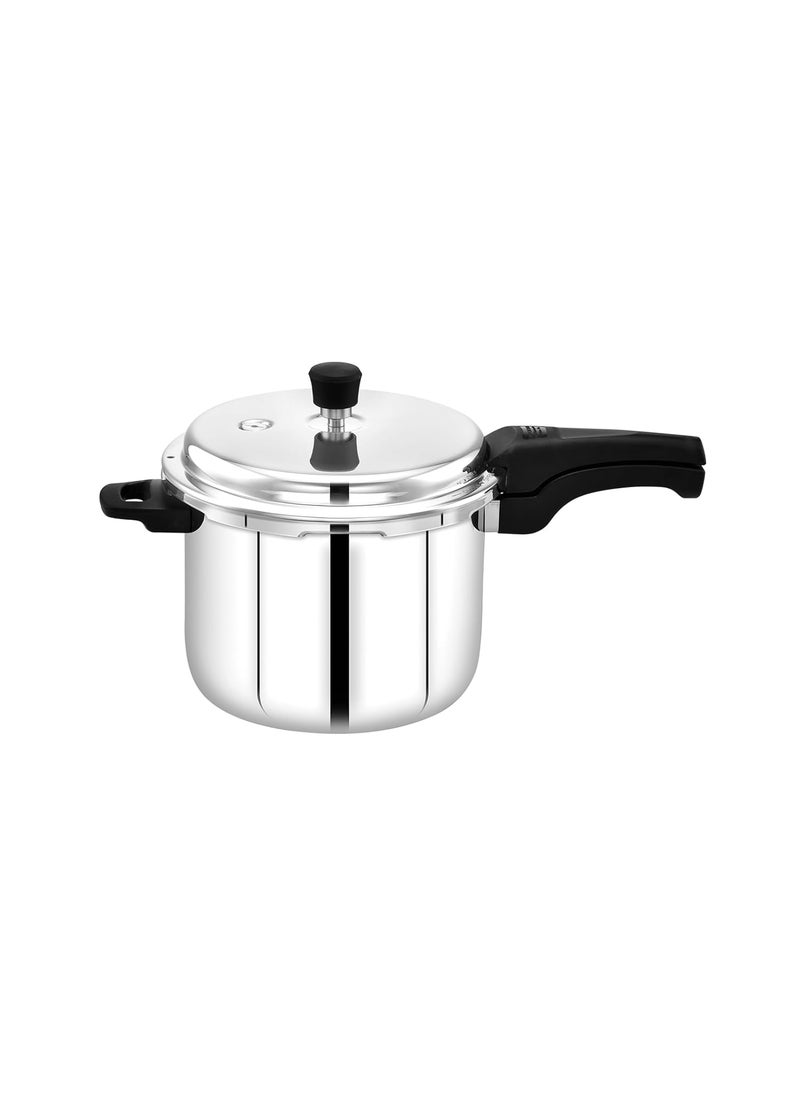 Maxima Triply Stainless Steel Sumo Plus Pressure Cooker Triply Stainless Steel Outer Lid Pressure Cooker Induction Friendly Pressure Cooker 15 Litres