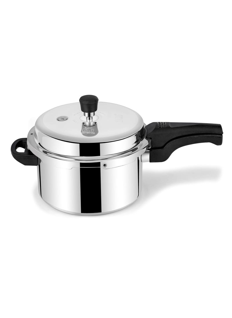 Iveo Indogreen Aluminium Outer Lid Induction Base Pressure cooker 5ltrs With 1 Year warranty