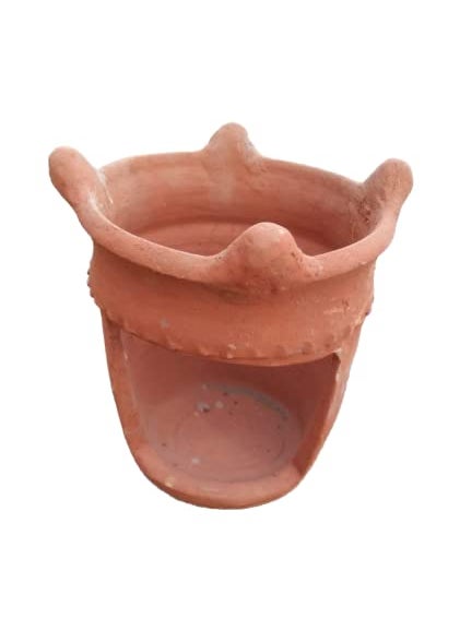 LKC Clay sigdiClay chulhafor Cooking Food with Natural Taste Size 30 cm Height