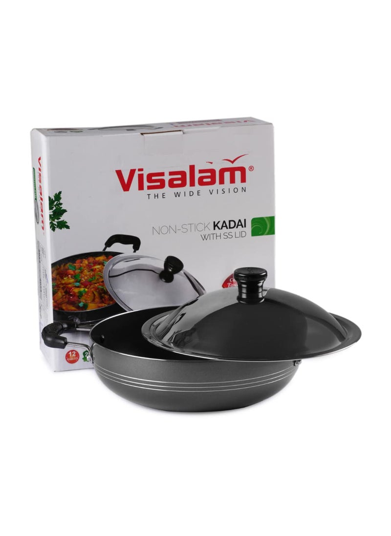 Visalam IClass Kadai 230mm Dia Thick 3mm