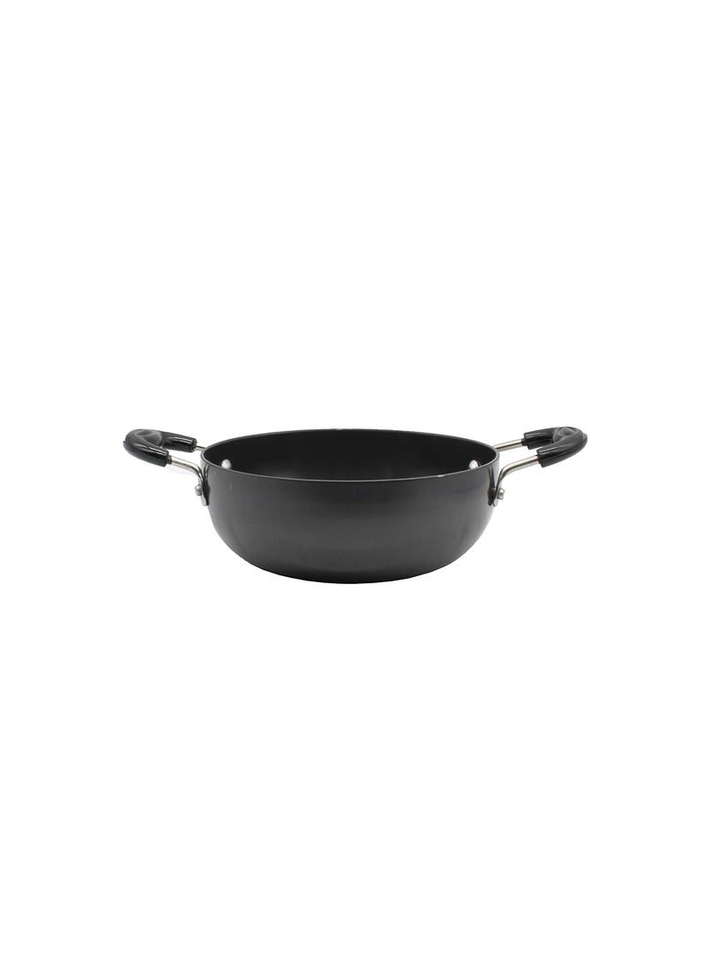 eKitchen HardAnodized Aluminum KadhaiKadai 25 cm