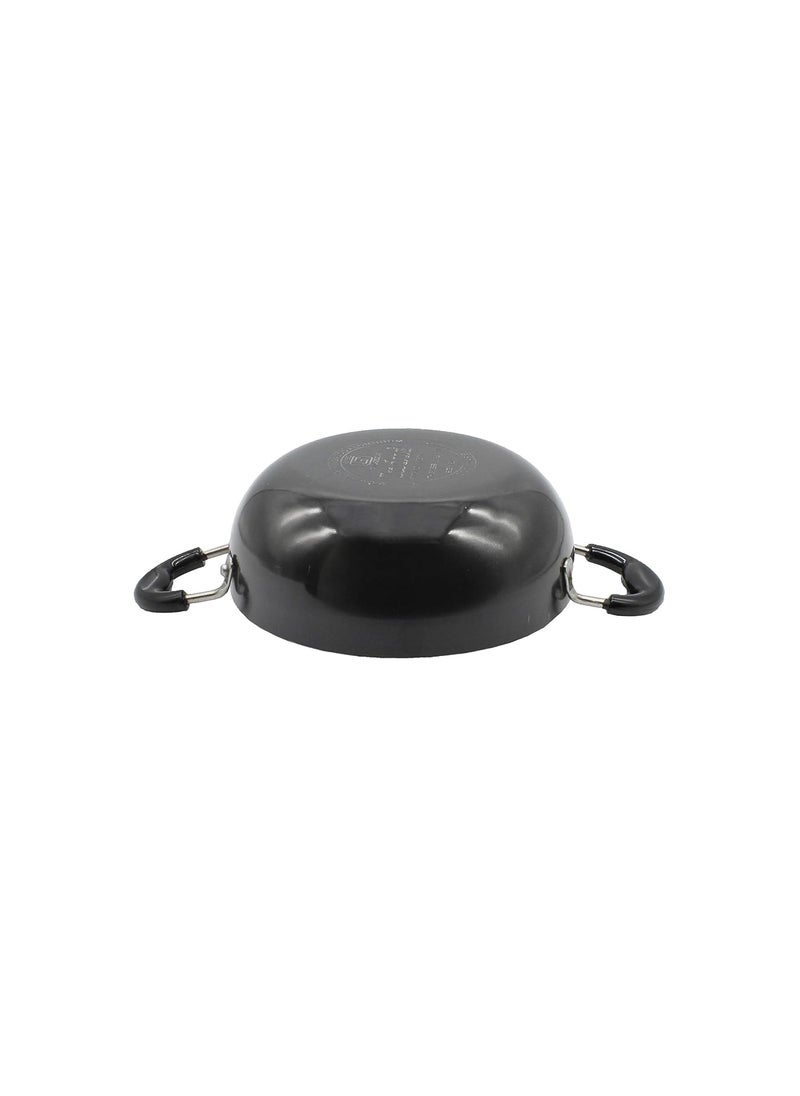 eKitchen HardAnodized Aluminum KadhaiKadai 25 cm