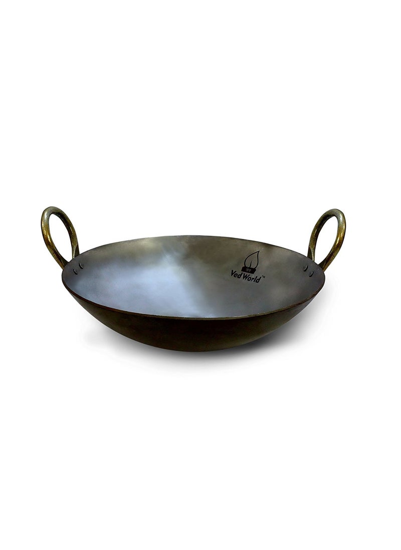 Vedworld Pure Iron KADAI 8 INCHES