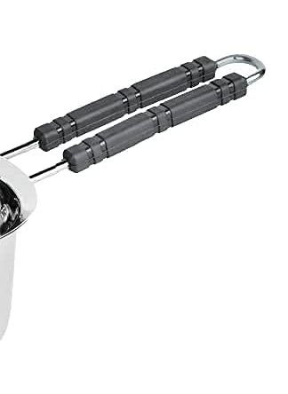 BHATI Stainless Steel Copper Bottom Sauce PanMilk PANTea PANTapeliPatilaBhagona 3 pcs Combo Set Capacity 1 15 2 Liter Sauce Pan 155 cm 17 cm 185 cm Diameter