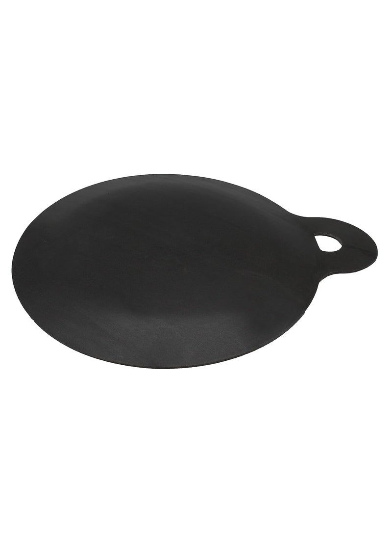 Trilonium Ecofe Iron Induction Compatible Dosa Pizza Roti Tawa with Turner Ladle Black 28 cm