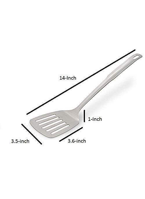 Bartan Star Stainless Steel Cooking Spoons Serving Spoons Set of 3