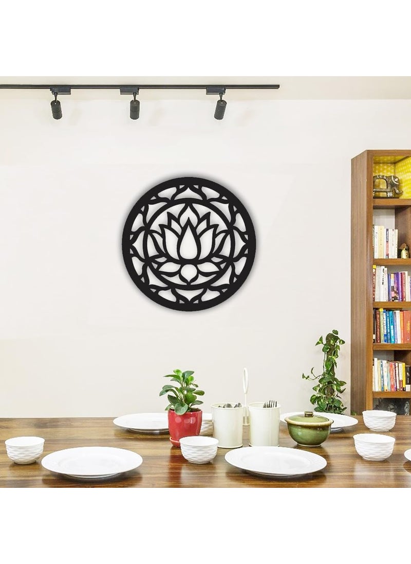 3Millions Lotus Flower Wooden Wall Decor Hanging Home Bedroom Living Room Wall Decoration Thougful and Meaningful Gift