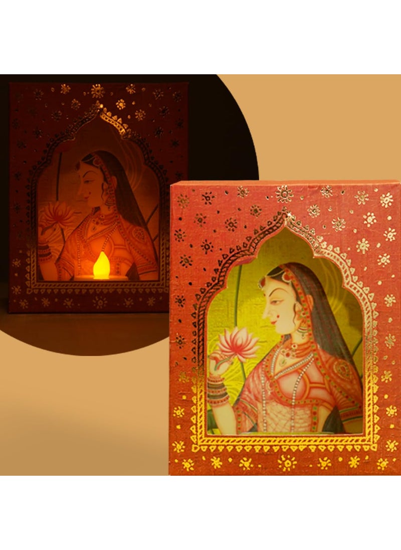Island Rangoli Paper Deep Dwar Pack Of 6 Home Decor Diwali Decoration Festive Decor Wall Decor Traditional Jharokha Box Diy Craft