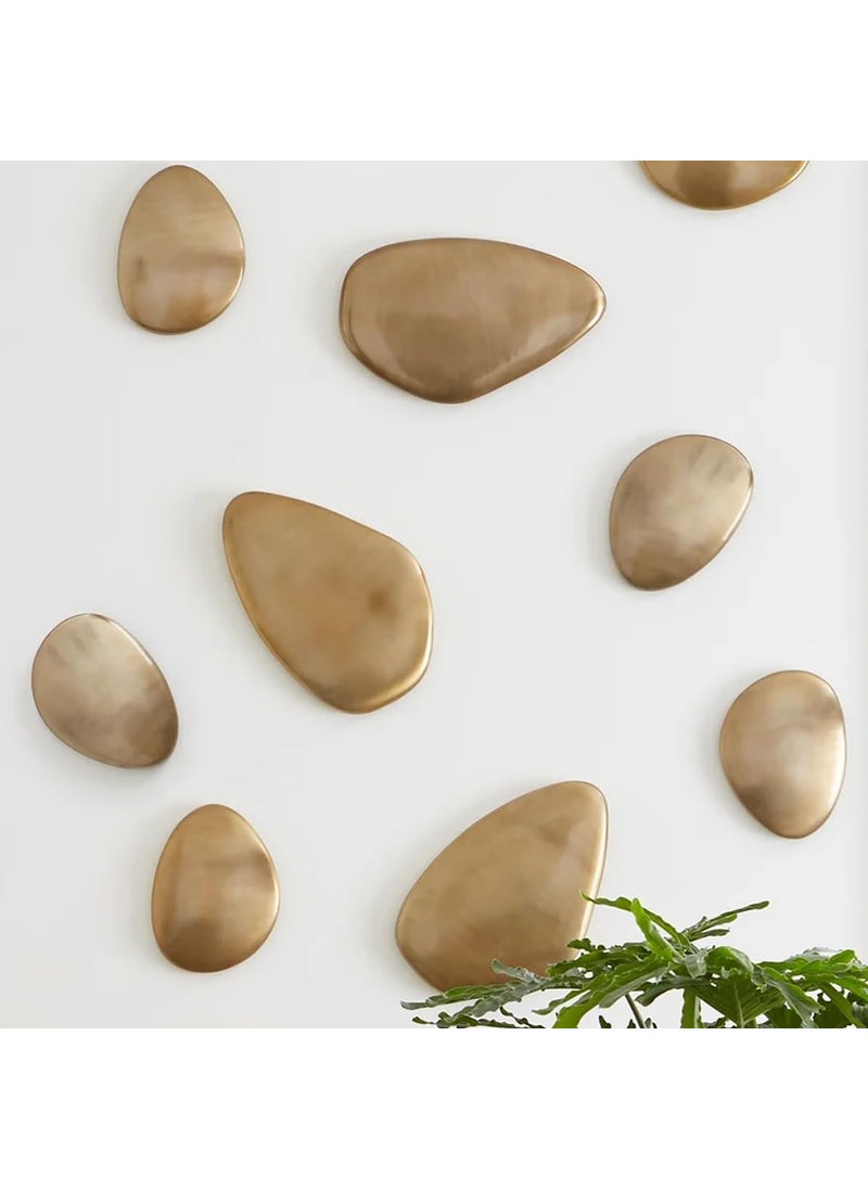 Big Pebbles Wall Decor 100 Made in Pure Brass