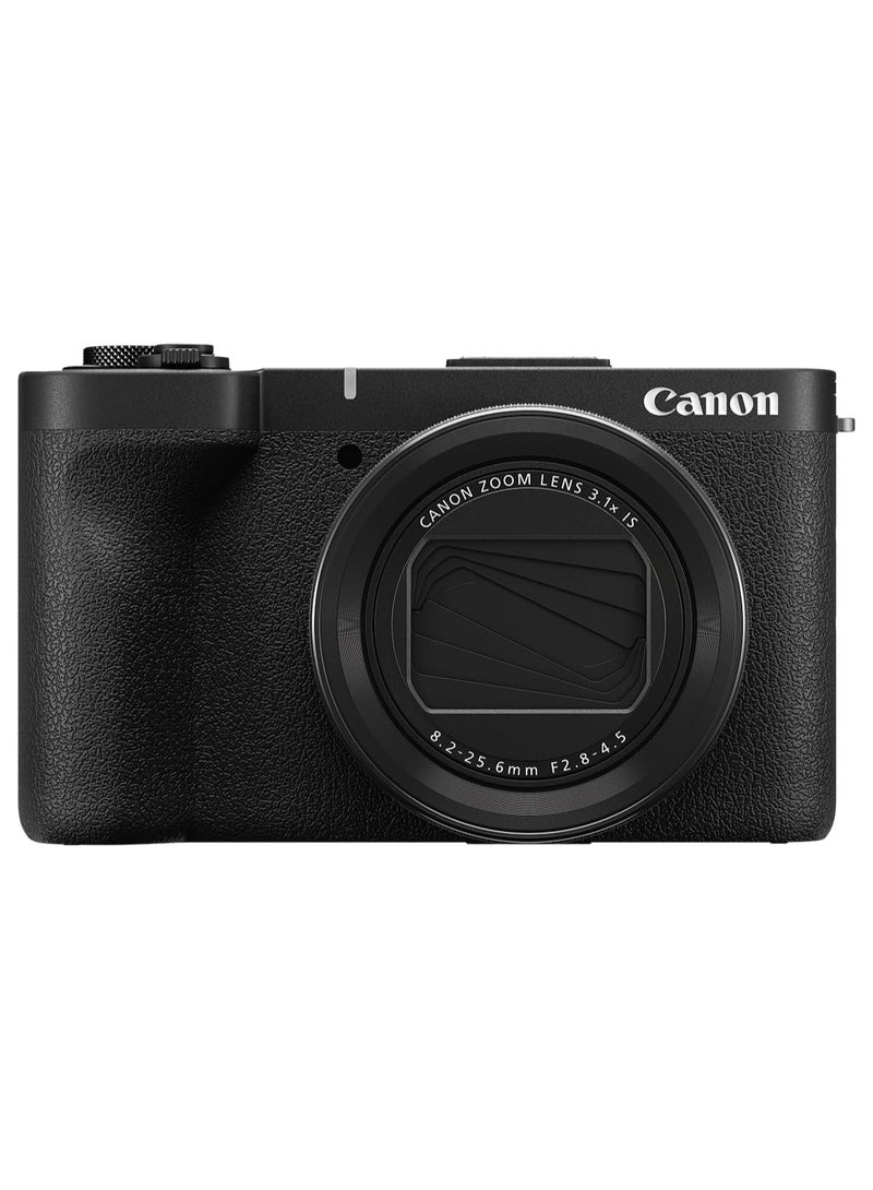 PowerShot V1, Hybrid Camera, Built-in Ultra-Wide-Angle Zoom Lens, 4K Video, Vlogging, Live Streaming, Content Creation, Compact Design