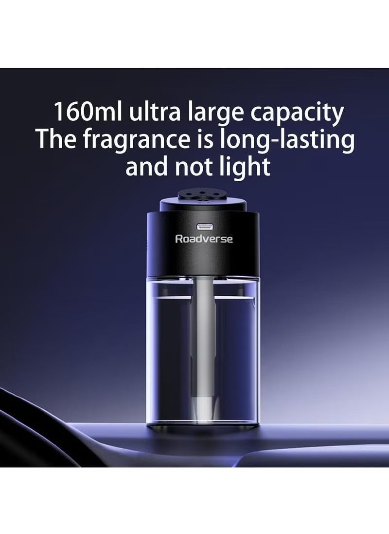 Car Scent Diffuser Natural Perfume Humidifier – Adjustable Aromatherapy Scent & Smart Air Freshener with Long-Lasting Fragrance | Starry Projector Lamp for Car | Air Purifier, Humidifier & Decorative Lamp for Car & Home
