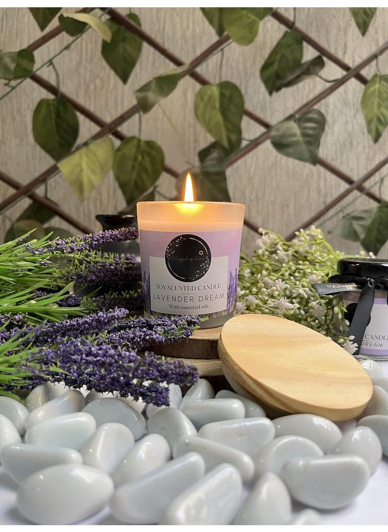 Wrapped up Love Mothers Day Scented Candle Lavender Scented Candle with Essential Oils Scented Candles for Home Aromatherapy Candles Aesthetic Candle