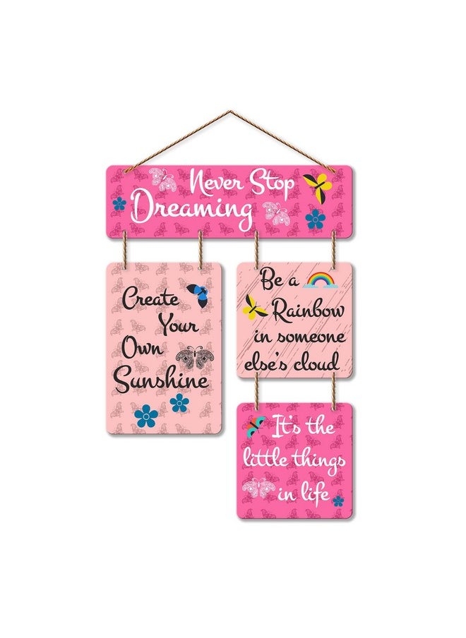 Artvibes Motivational Quote Decorative Wall Art MDF Wooden Wall Hanger for Living Room | Bedroom | Home Decor | Office | Gift | Quotes Decor Item | Wall Hanging For Home Decoration (WH_6501N)