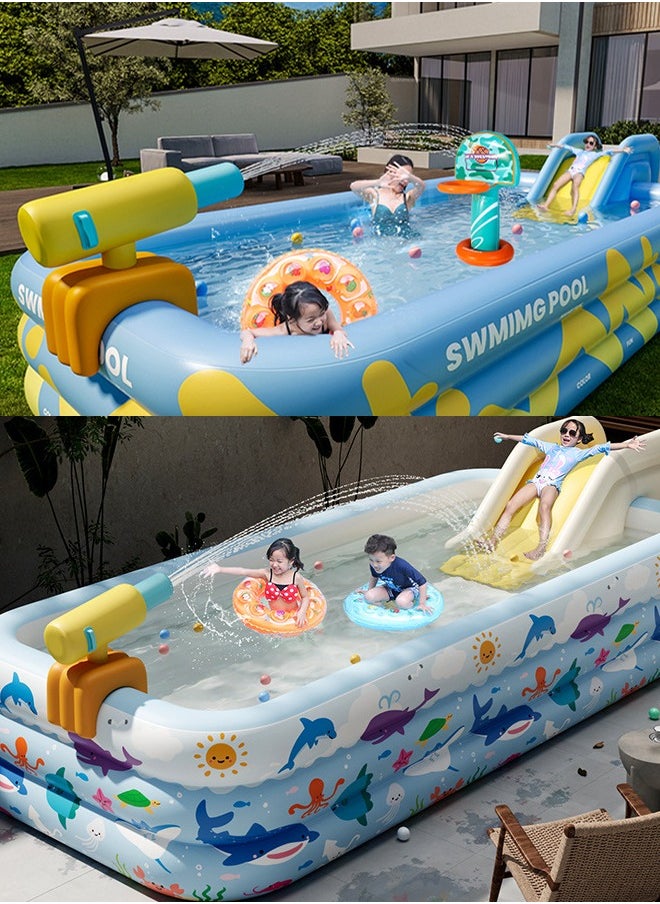 Inflatable Water Gun Outdoor Inflatable Swimming Pool Accessories Inflatable Swimming Pool Water Gun With Water Pipe