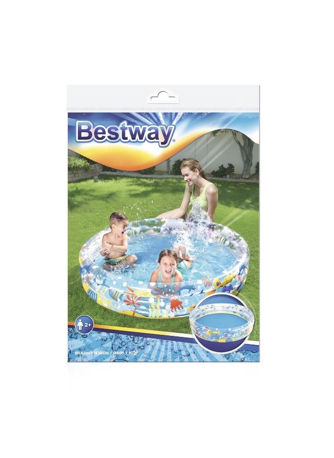 Bestway Ocean Themed Paddling Inflatable Swimming Pool (1.52 x 0.30 m)