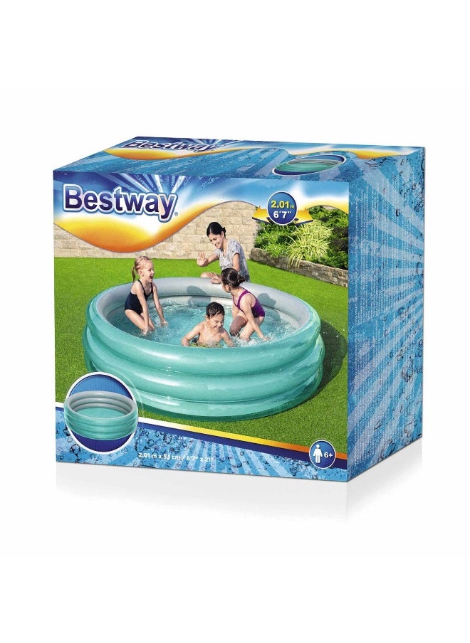 Bestway Big Metallic 3-Ring Paddling Pool (201 x 53 m)