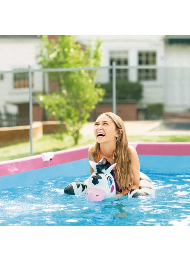 Intex Pink Rectangular Frame Pool Set 2.2mx1.5mx60cm