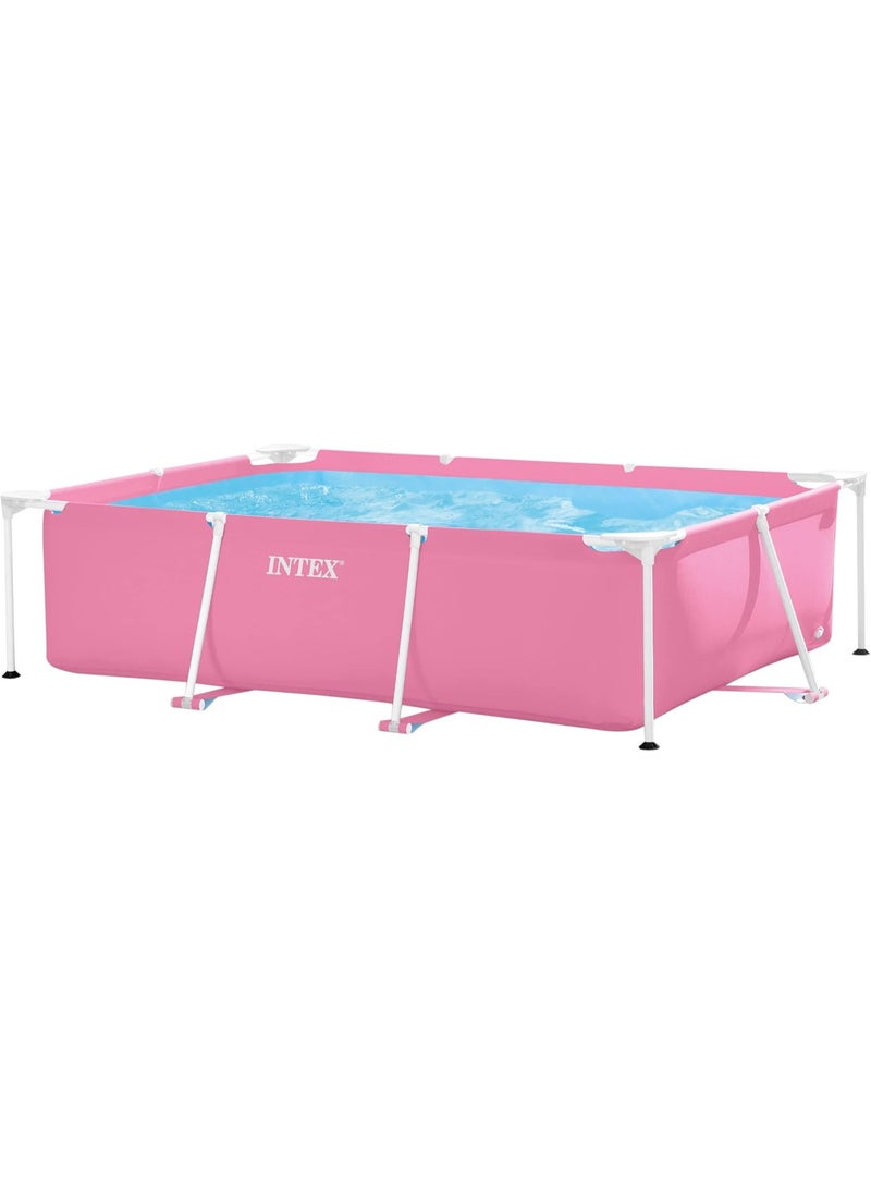 Intex Pink Rectangular Frame Pool Set 2.2mx1.5mx60cm