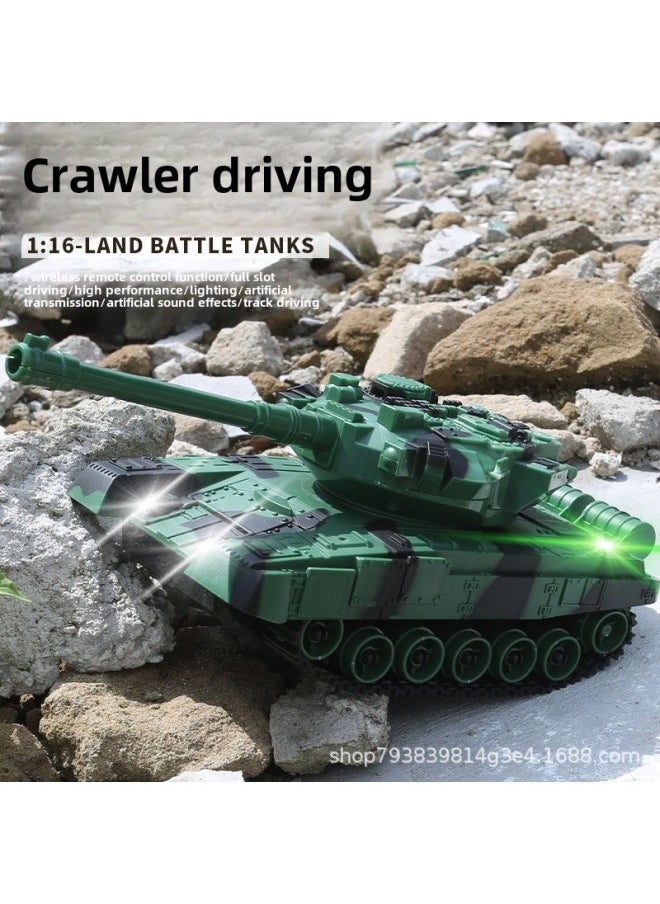Remote Control Tank Toy 2.4G Cannon Launching Metal Crawler Charging Electric Simulation Battle Off-road Vehicle Model-Color:[camouflage Silver] 6-channel Remote Control Tank-Specifications:Color Box Packaging + 3 Batteries + Charging Cable