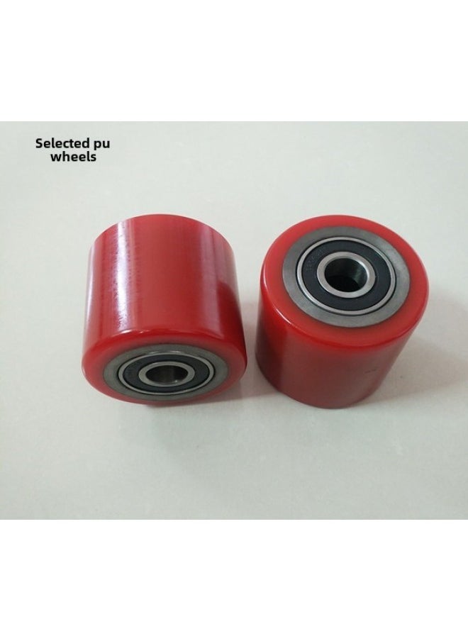 Steel Wheel Handling Tank Car/ground Tank Rubber Wheel Accessories/iron Turtle PU Wheel/small Tank Wheel Wholesale-Color:Premium Rubber Wheel (without Bearing) (80×70)