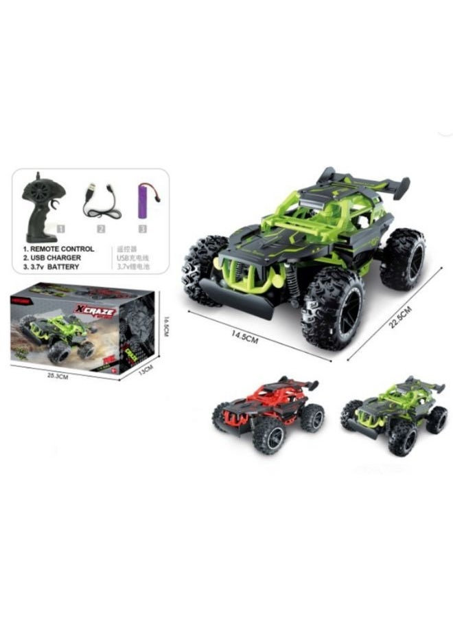 High Speed ​​All Terrain Electric Toy Off-Road RC Buggy Car Truck Crawler Remote Control Off-Road Toy Car Rechargeable 2WD RC Car for Children