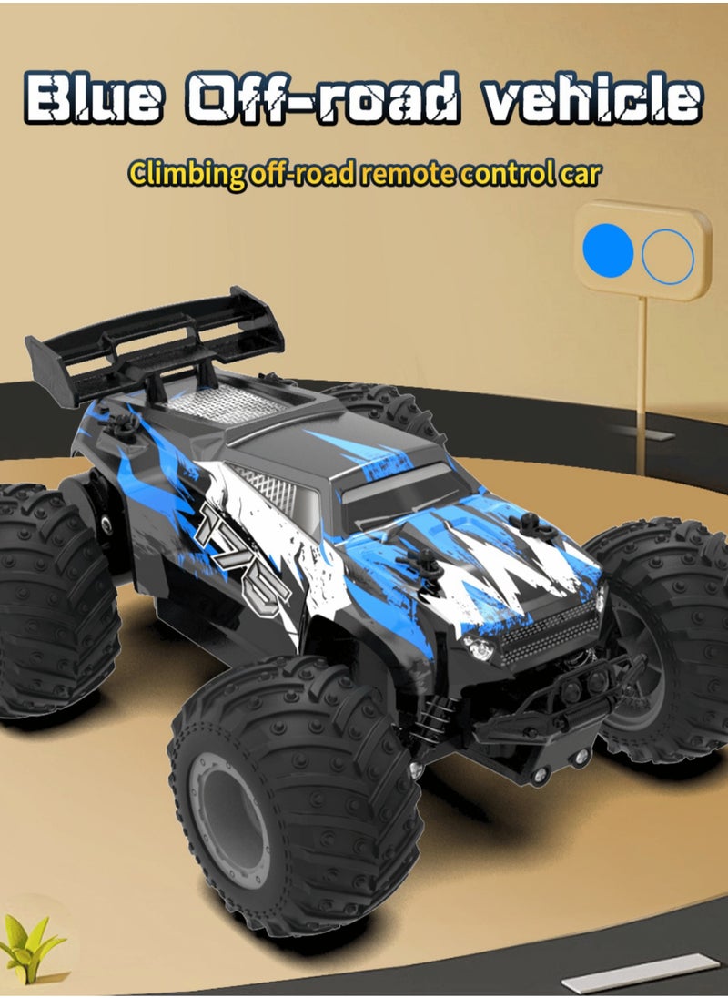 Rechargeable Remote Control Car Toys - RC Cars, Handcontrolled Car for Boy, 4WD Electric Vehicle Toys with Headlights  Colorful Car Body Lights, Gift for Boys Girls Kids