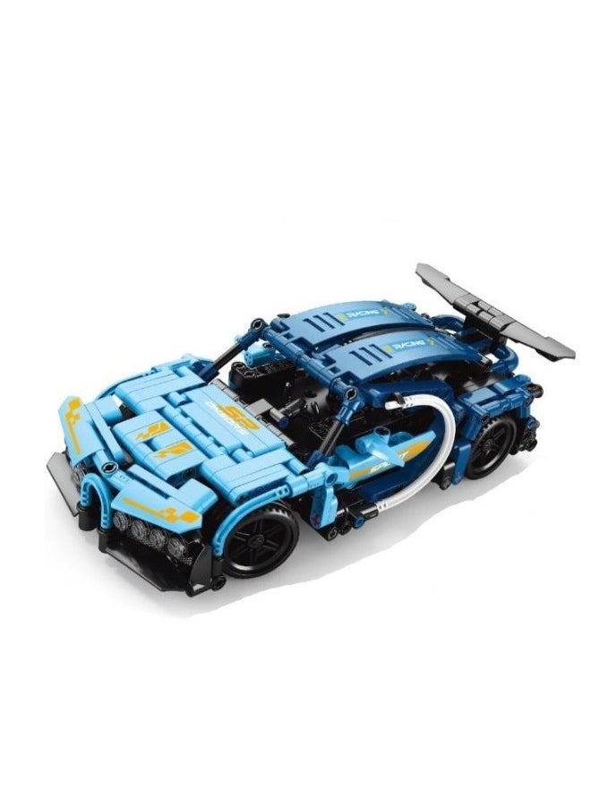 Sports Car Building Block Set, RC Car Model Set for kids Aged 7-14, Adult Collectible, 448 Pieces Sets