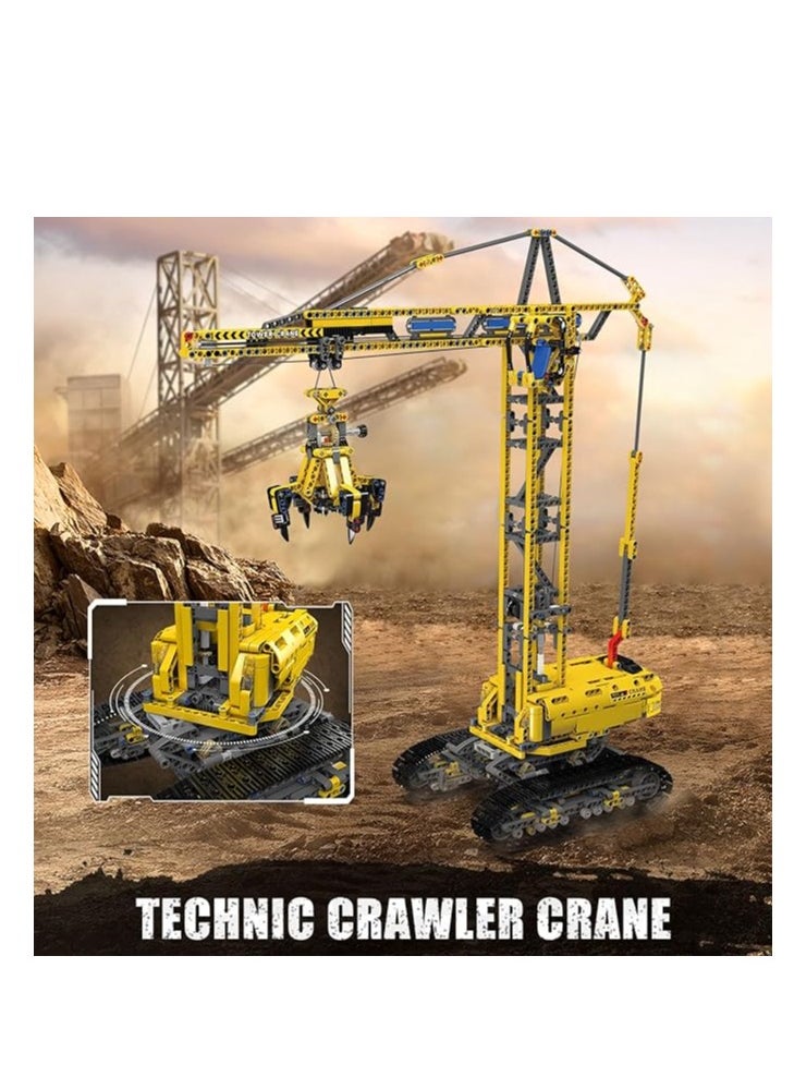 17059 Technology Tower Crane Fixture Building Blocks Kit,APP Remote Control Crane Toys, Educational Heavy Crane Model Blocks Set with Motor, Toy Gifts for Boys & Girls