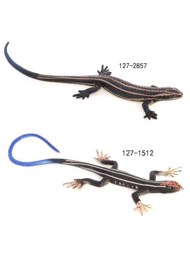 Simulation Wild Animal Lizard Model Giant Lizard American Iguana Umbrella Lizard Static Solid Toy Ornaments-Color:Komodo Dragon 127-929