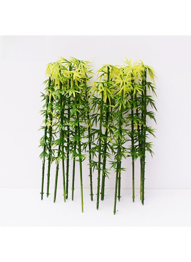 Miniature Bamboo Model For Architectural Sandbox Scenery Realistic Plastic Micro Landscape Tree Diy Handmade Crafting Materials-Color:Bamboo 6cm A Tree