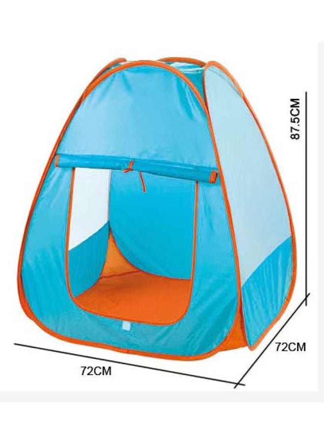 Children's Tent Camping Play House Simulation Kitchenware Outdoor Walkie-talkie Picnic Camping Tableware Suit Toys-Specifications:Single Tent (72*72 * Cm)