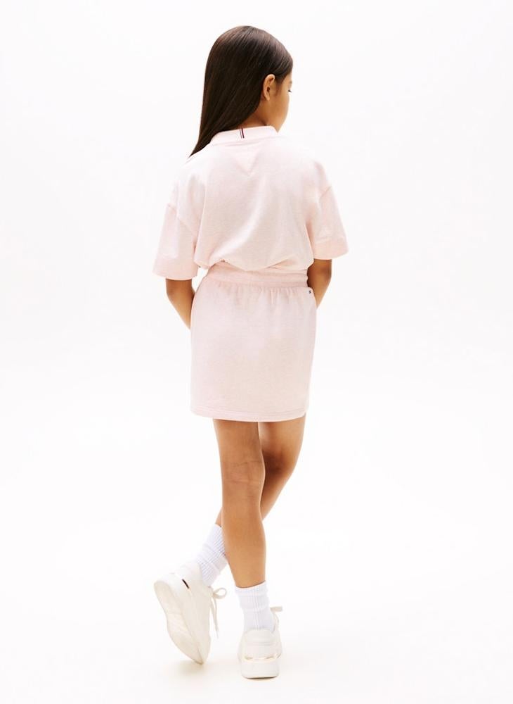 Kids Pleated Terry Skirt