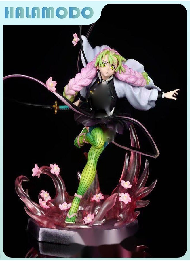 Mitsuri Kanroji Beautiful Girl Handmade Figure Model,  Doll Decoration Toy and Gift 22 cm