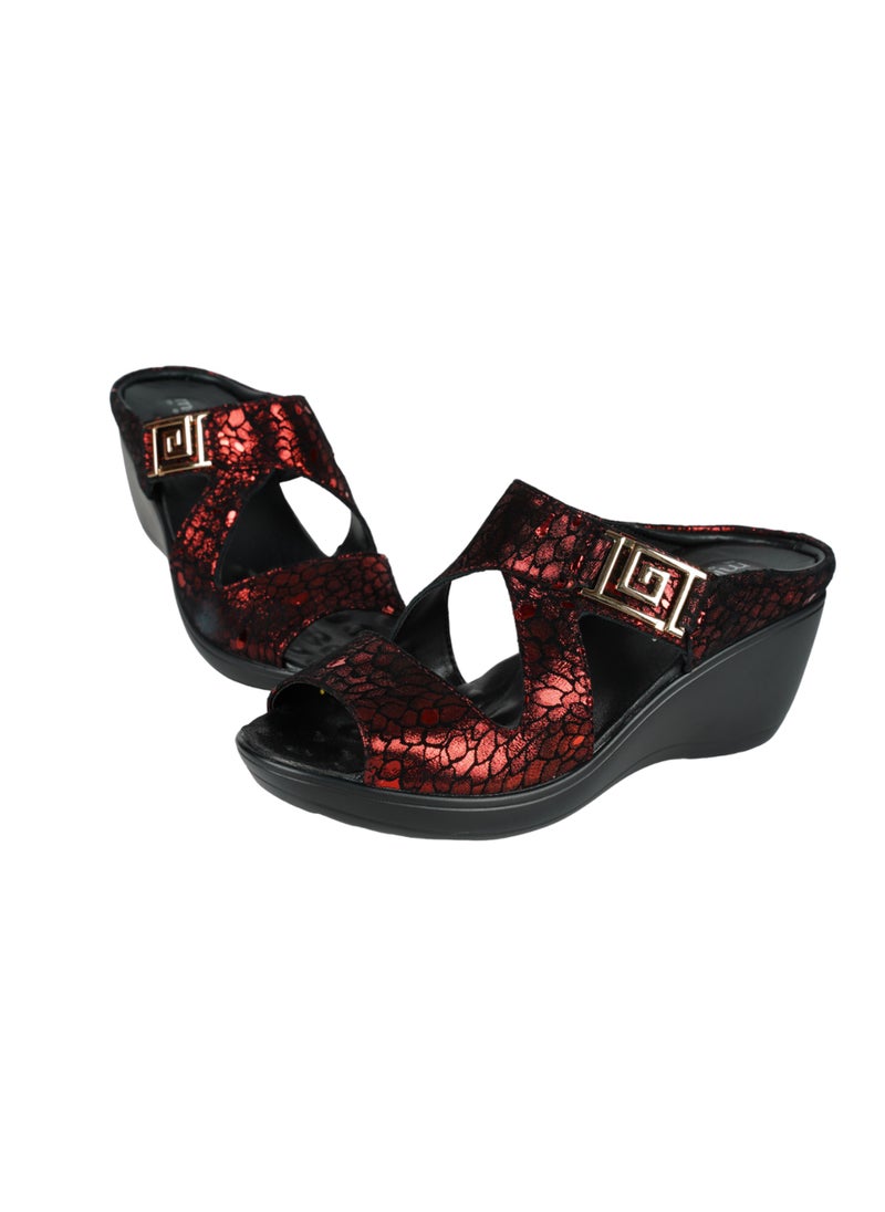 092-2731 Michelle Morgan Ladies Wedge Heel Sandals 20926-8