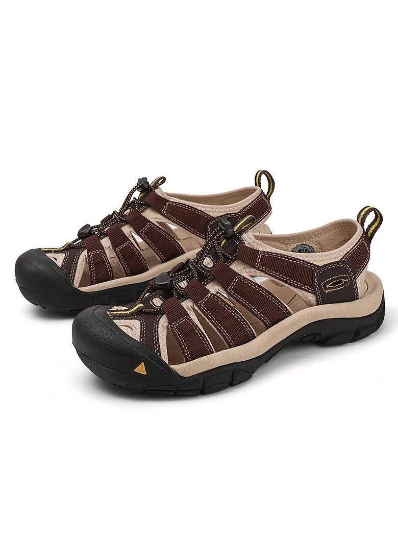 Fashion Baotou Sandals For Women Outdoor Hiking Shoes For Men Beach Sandals For Couples
