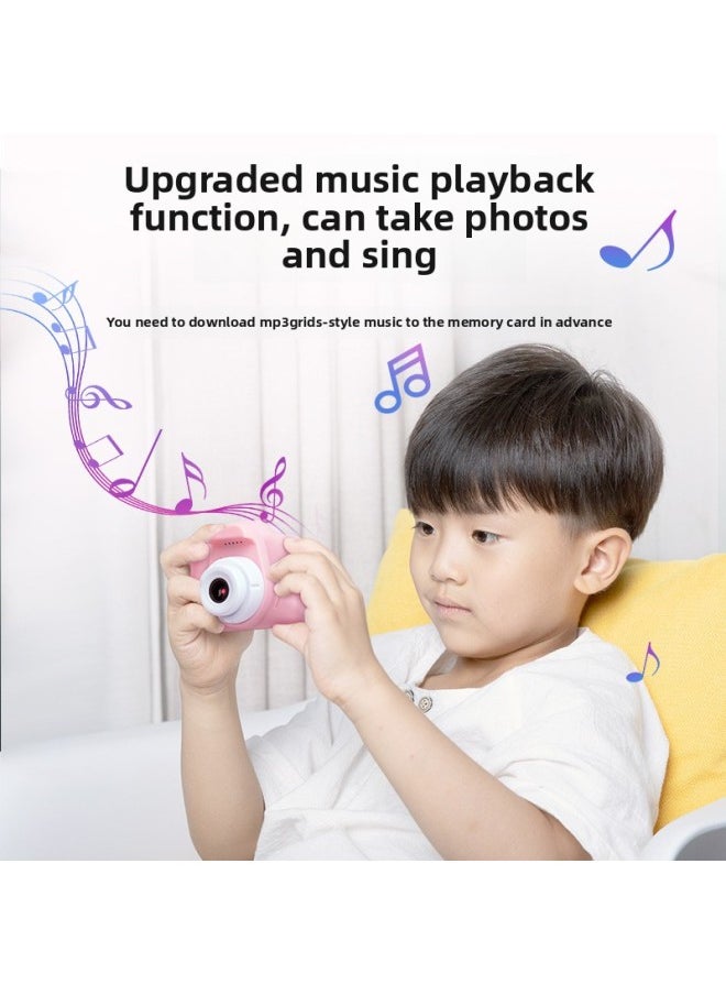 Children's Camera Toy Baby Cartoon Can Take Pictures Digital Camera Video Student Birthday Gift Cross Border-Color:(Special Price) List Record-Pink