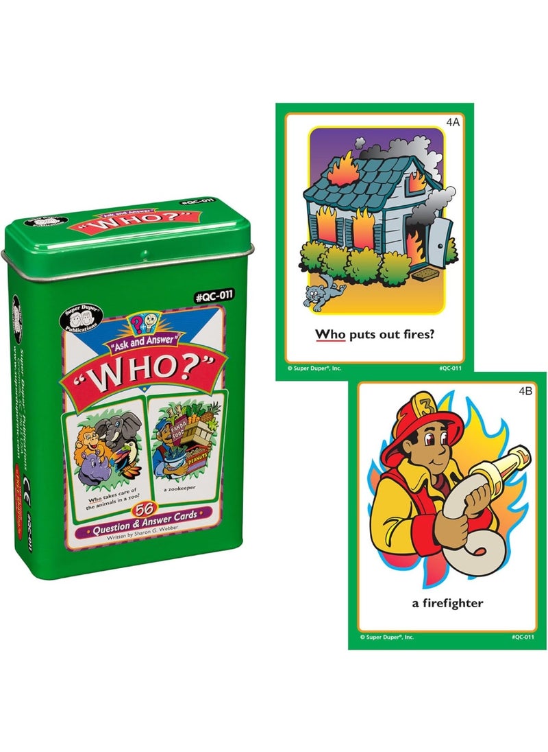 Super Duper Publications | Ask and Answer WH Question Five Fun Decks Bundle | Communication and Language Skills Flash Cards | Educational Resource for Children