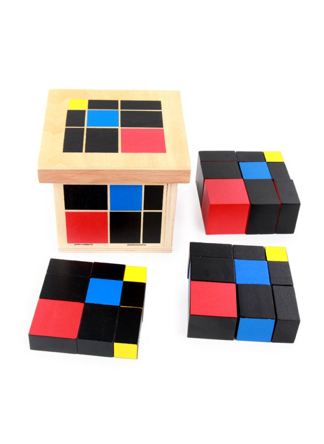 Montessori Teaching Aids Montessori Kindergarten Early Education Educational Toys Binomial Trinomial Square Space-Color:Professional Binomial