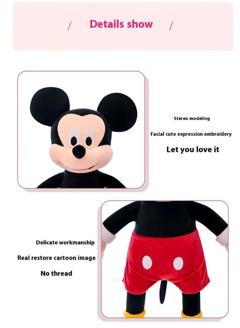 3-Piece Lovely Mickey And Minnie Mouse Stuffed Animal Throw Plushie Pillow Doll Soft Fluffy Friend Hugging Cushion-Present For Every Age And Occasion