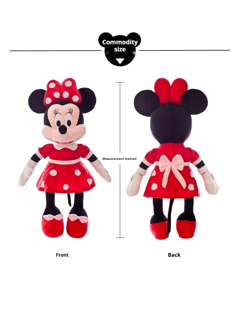 3-Piece Lovely Mickey And Minnie Mouse Stuffed Animal Throw Plushie Pillow Doll Soft Fluffy Friend Hugging Cushion-Present For Every Age And Occasion