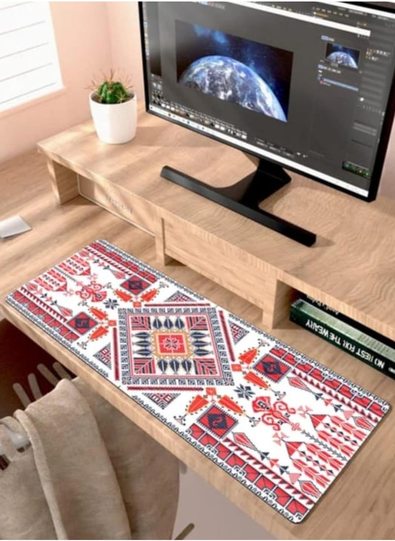 Large Desk Mouse Pad, Waterproof Gaming Mouse Pad, 800 x 300 mm, 31.5 x 11.8 in, Gaming Mouse Pad, , Non-Slip Desk Mat,  Gaming Mouse Pad, Thick Rubber Desk Pad Mouse Pad, Suitable for Gaming, Offic