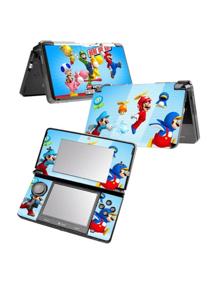 For Nintendo Old Three 3DS Body Stickers Nintendo 3DS Pain Stickers 3DS Mario HelloKitty Stickers-Color:TN-3DS-0548