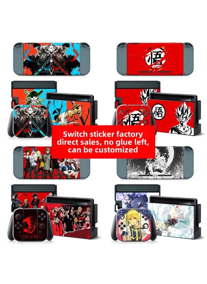 Suitable For Nintendo Switch Sticker Suitable For NS Film NS Switch Dragon Ball One Piece Sticker-Color:TN-switch-5307