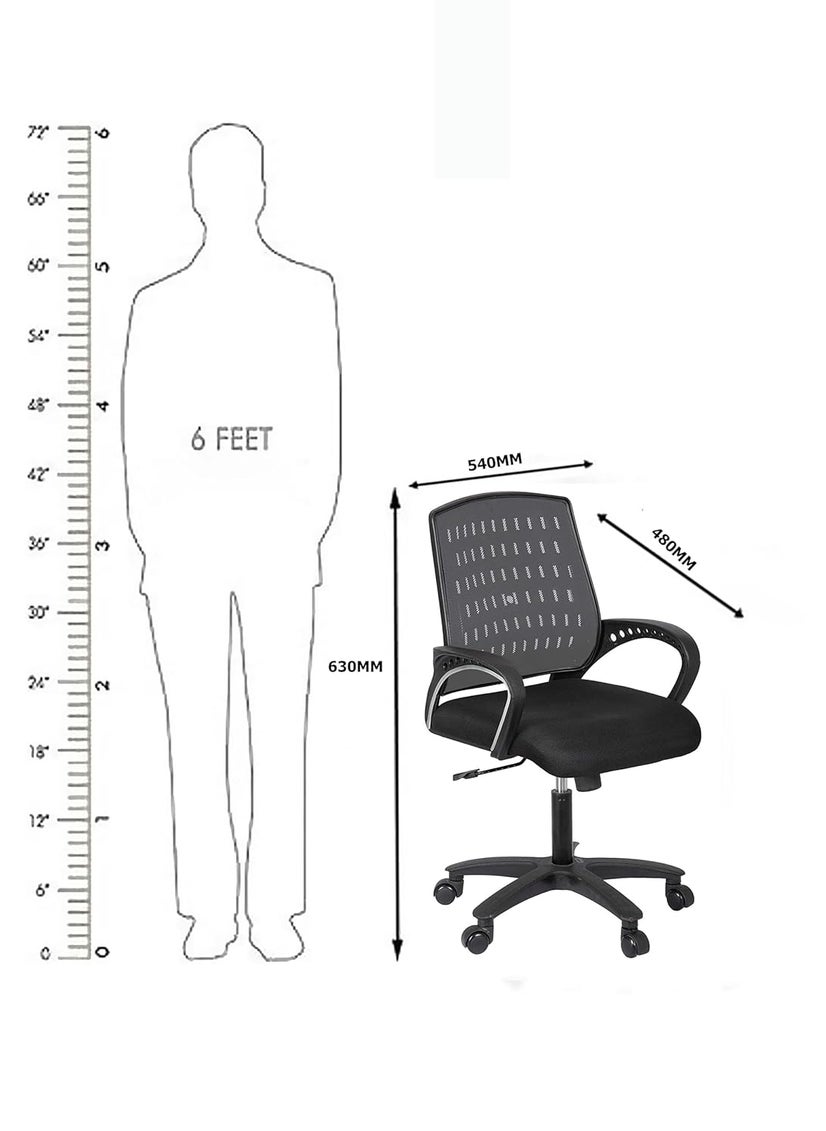 NGFC Ergonomic OfficeGaming Study Computer BossDesk Chairs for Office Work at Home Chairs for Work from Home Metal Base Seat Height Adjustable Chair Comfortable Spacious Seat Brown