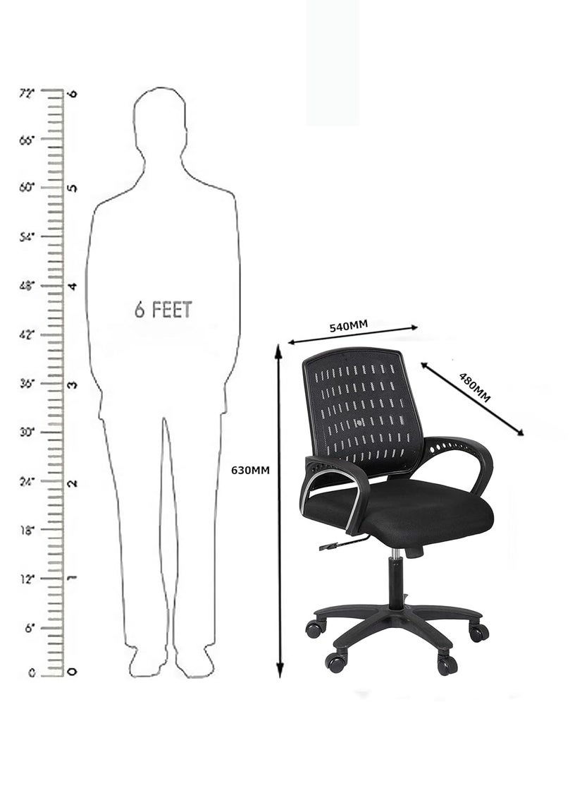 NGFC Ergonomic Office Gaming Study ComputerBossDesk Chairs for Office Work at Home Chairs for Work from Home Metal Base Seat Height Adjustable Chair Pack of2