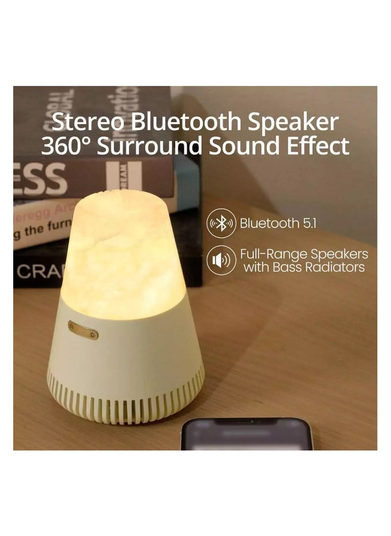 EZVALO 3in1 Natural Stone Aroma Bluetooth Speaker with Night Light