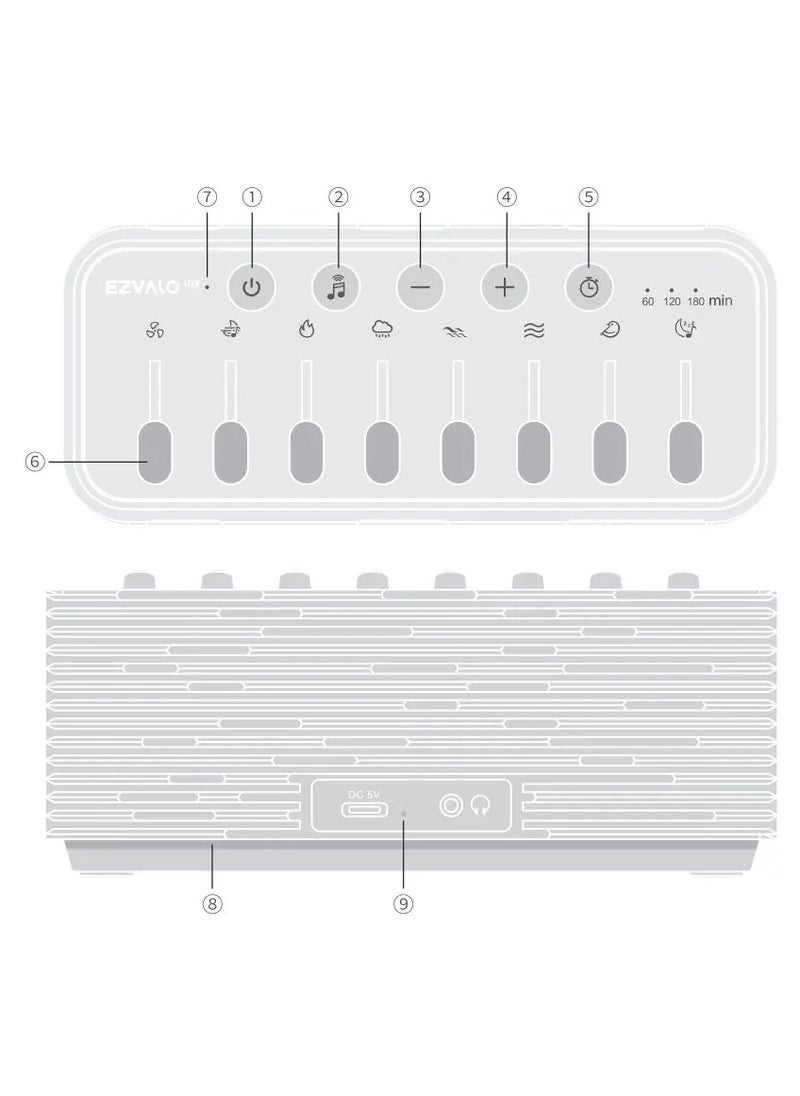 EZVALO SM2L-B Nature Scene Speaker